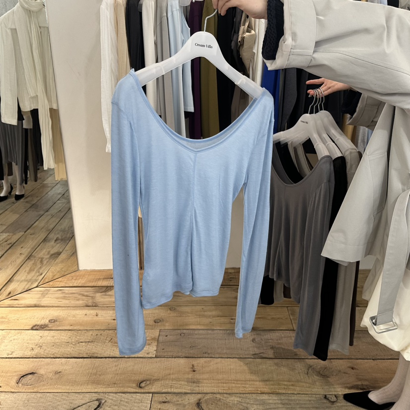 CREAM VILLA東大門代購女裝新款推薦長袖T恤CREAMVILLA長袖T恤圖色8