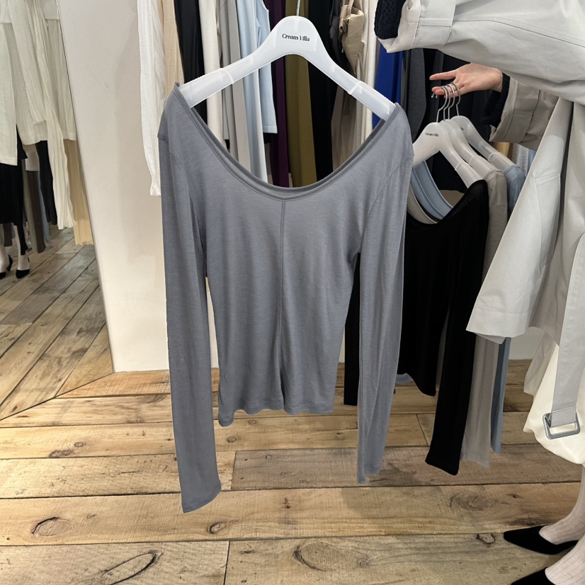 CREAM VILLA東大門代購女裝新款推薦長袖T恤CREAMVILLA長袖T恤圖色9