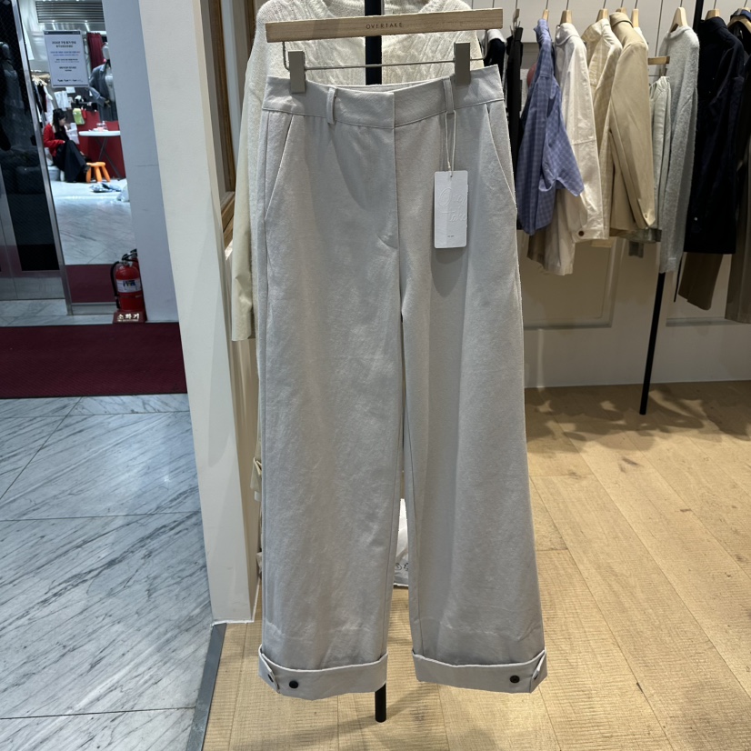 OVERTAKE東大門直郵女士新款26春夏真品職業人氣熱賣休閑褲OVERTAKE休閑褲圖色1