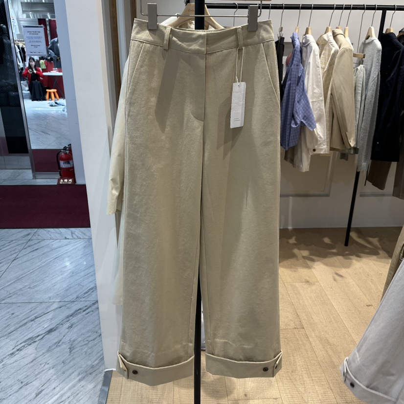 OVERTAKE東大門直郵女士新款26春夏真品職業人氣熱賣休閑褲OVERTAKE休閑褲圖色2