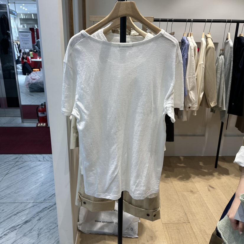 OVERTAKE東大門代購女裝新品職業人氣26春夏推薦休閑T恤亞麻OVERTAKET恤