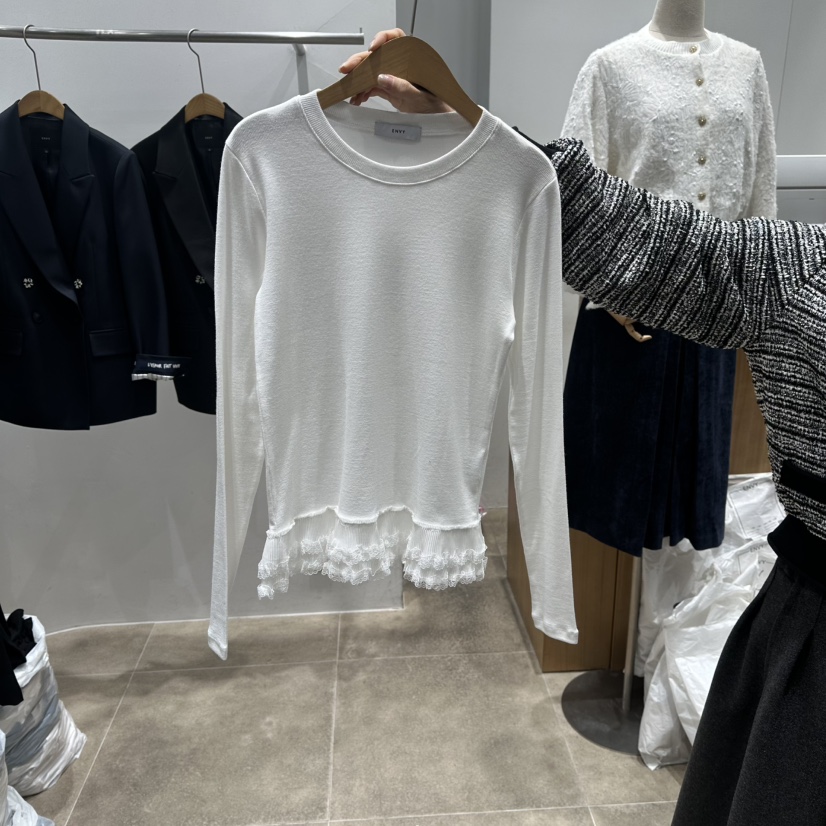 ENVY東大門實拍女裝新款人氣熱賣時尚真品推薦職業長袖T恤ENVY長袖T恤圖色1