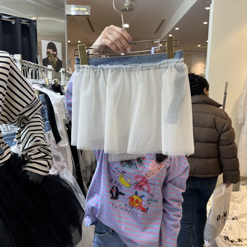 CHEAP-CHIC東大門代購女士新款真品推薦休閑時尚短裙腰帶CHEAP-CHIC/CHARLES THE SECOND短裙