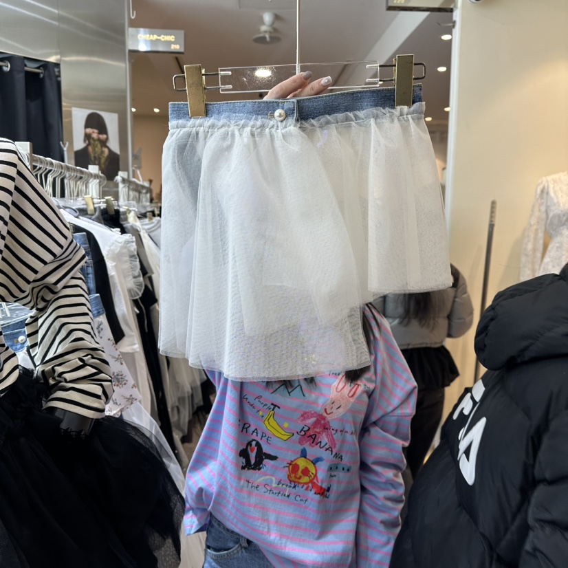 CHEAP-CHIC東大門代購女士新款真品推薦休閑時尚短裙腰帶CHEAP-CHIC/CHARLES THE SECOND短裙圖色1