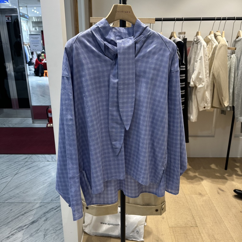 OVERTAKE韓國代購女士新款推薦職業人氣休閑26春夏襯衫蕾絲衫OVERTAKE襯衫/蕾絲衫圖色2