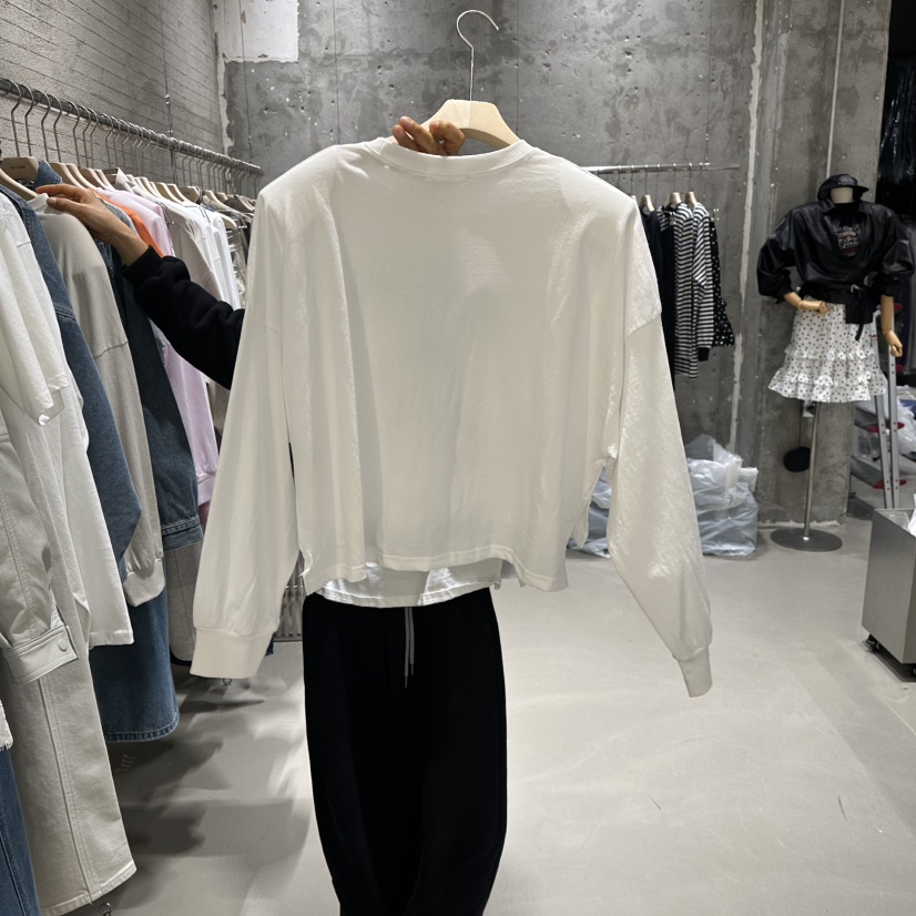 JUNI東大門代購女士新品職業推薦真品26春夏長袖T恤泰迪熊my juni長袖T恤