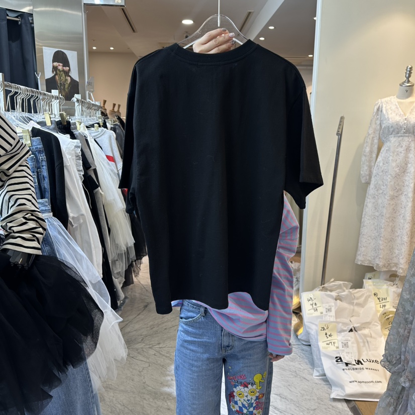 CHEAP-CHIC東大門實拍女裝新品人氣職業26春夏熱賣真品T恤CHEAP-CHIC/CHARLES THE SECONDT恤