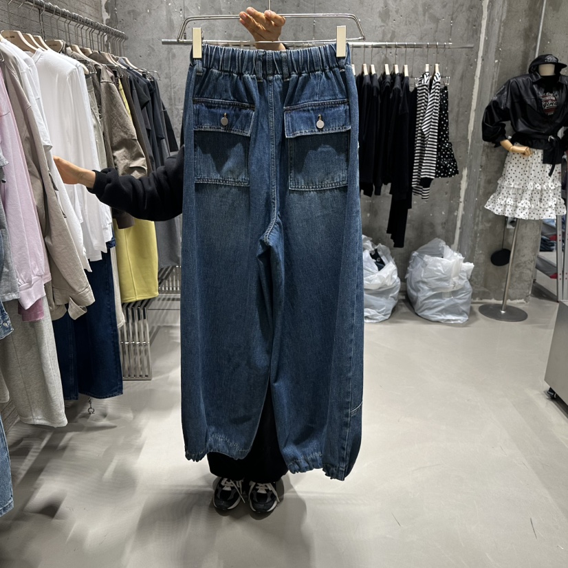 JUNI東大門直郵女裝新款休閑熱賣26春夏推薦職業真品牛仔褲my juni牛仔褲