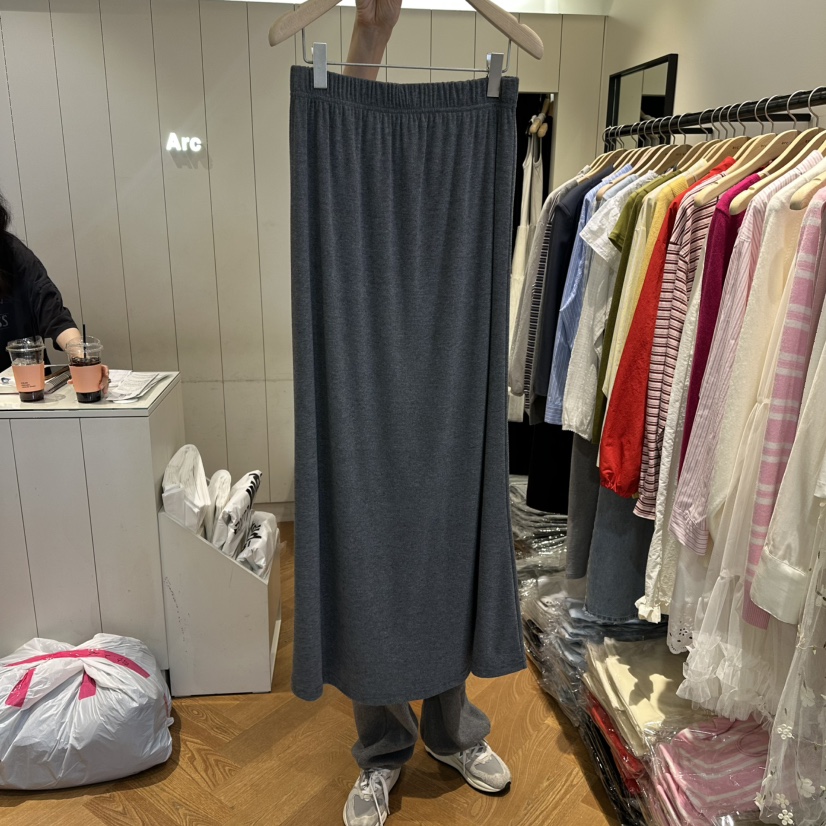 ARC東大門直郵女士新品職業時尚休閑26春夏人氣熱賣推薦長裙ARC EN CIEL長裙圖色1墨色