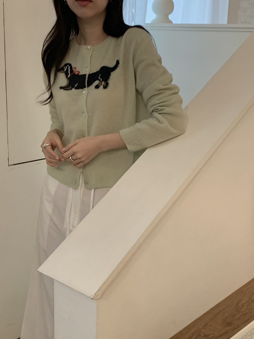 CICI韓國直郵女裝新品26春夏休閑真品人氣熱賣針織衫可愛的Ci Ci針織衫