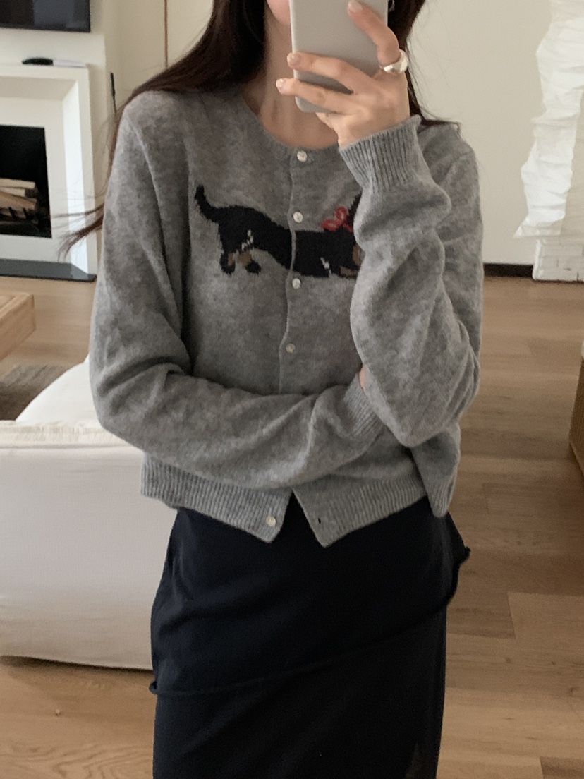 CICI韓國直郵女裝新品26春夏休閑真品人氣熱賣針織衫可愛的Ci Ci針織衫