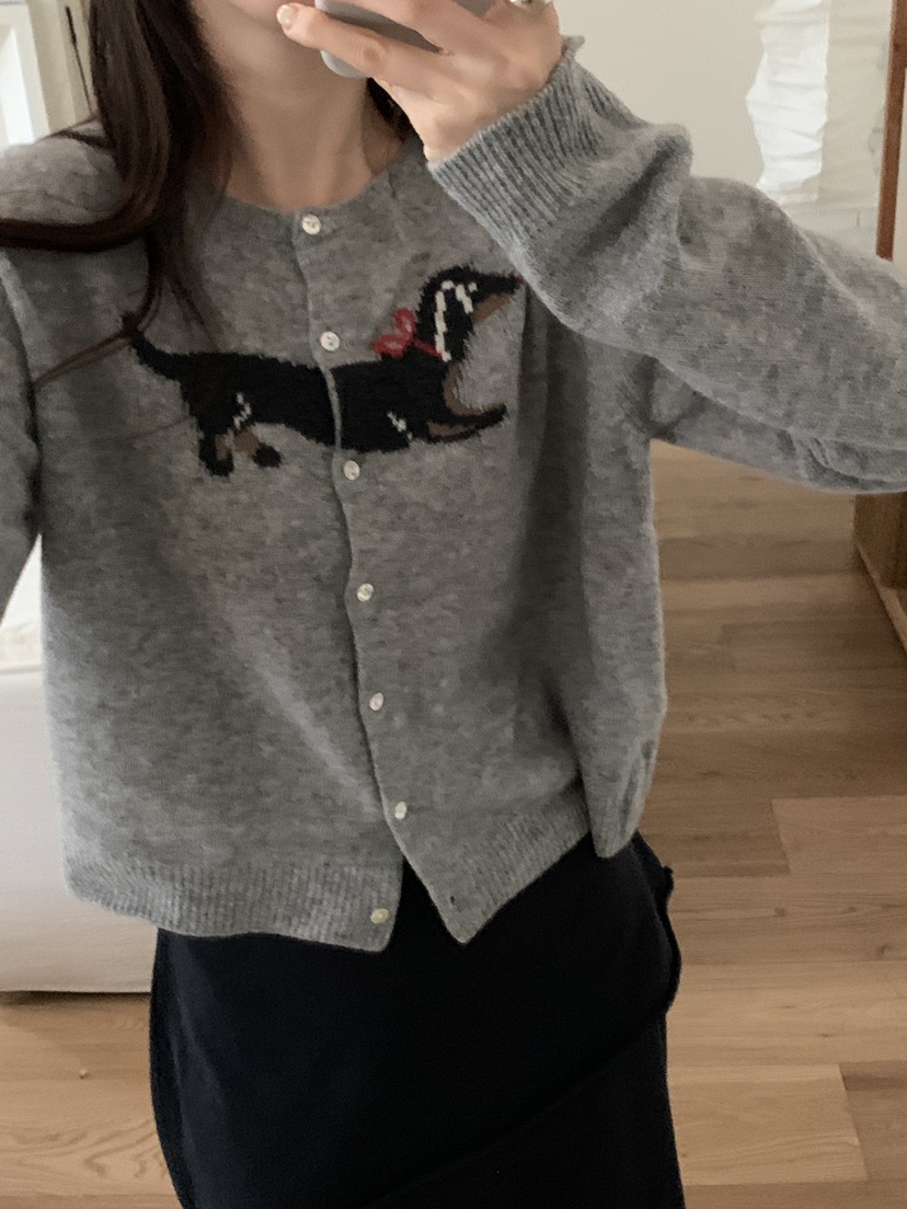 CICI韓國直郵女裝新品26春夏休閑真品人氣熱賣針織衫可愛的Ci Ci針織衫