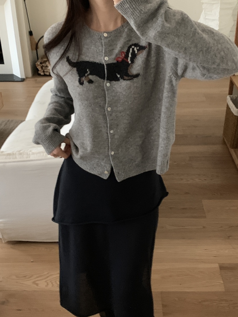 CICI韓國直郵女裝新品26春夏休閑真品人氣熱賣針織衫可愛的Ci Ci針織衫