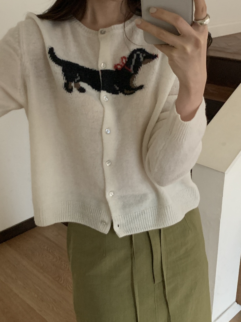 CICI韓國直郵女裝新品26春夏休閑真品人氣熱賣針織衫可愛的Ci Ci針織衫