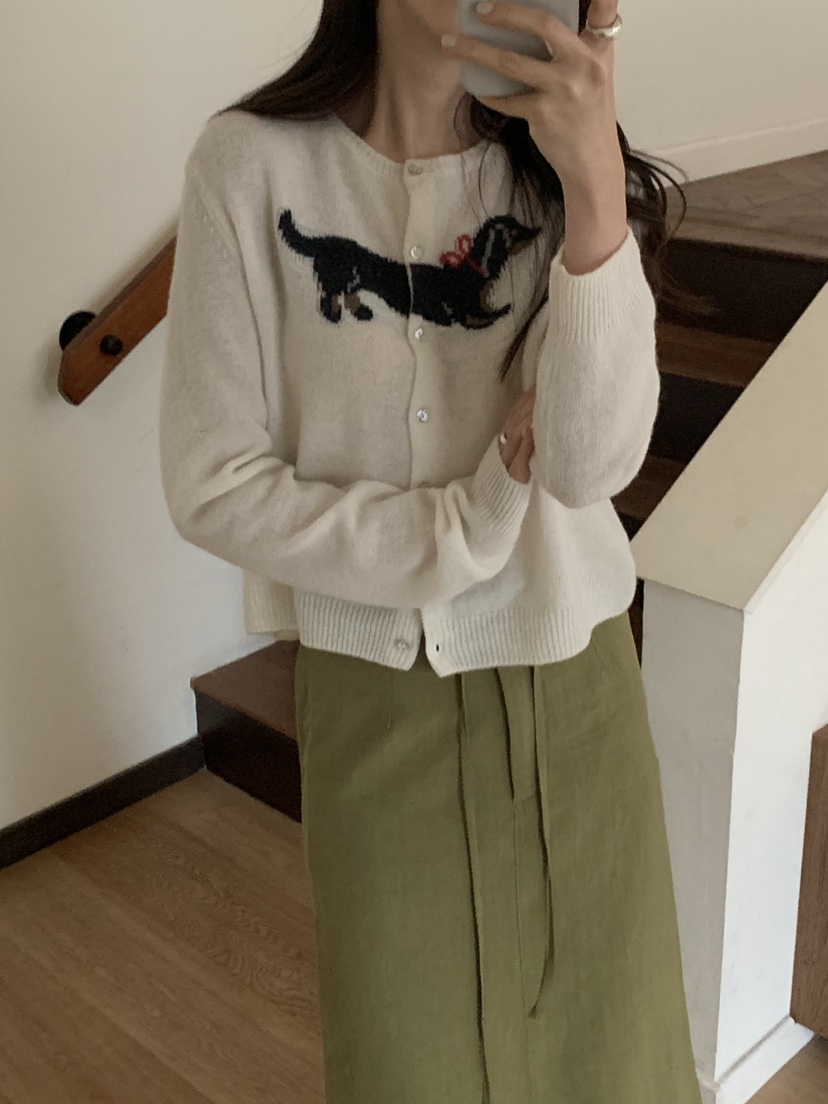 CICI韓國直郵女裝新品26春夏休閑真品人氣熱賣針織衫可愛的Ci Ci針織衫