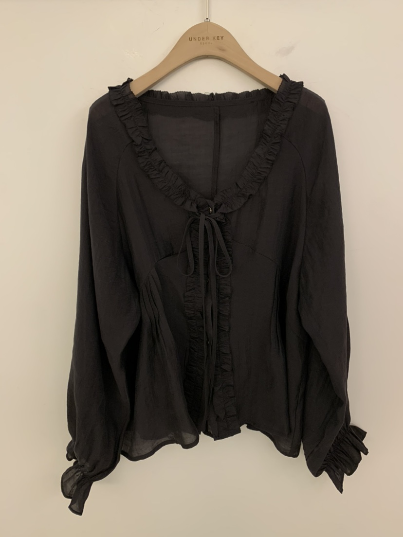 UNDER KEY東大門代購女裝新款推薦時尚熱賣26春夏襯衫蕾絲衫UNDER KEY襯衫/蕾絲衫圖色2