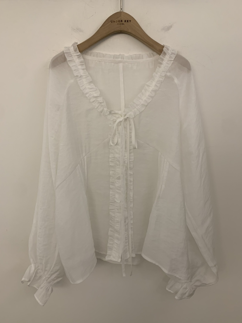 UNDER KEY東大門代購女裝新款推薦時尚熱賣26春夏襯衫蕾絲衫UNDER KEY襯衫/蕾絲衫圖色4