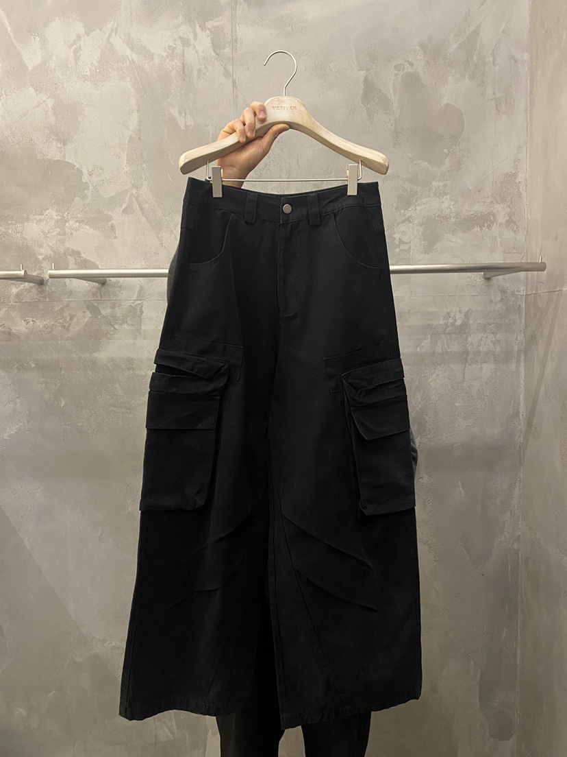 THE VETIVER-A東大門直郵女裝新款職業真品休閑人氣休閑褲VETIVER休閑褲圖色2黑色