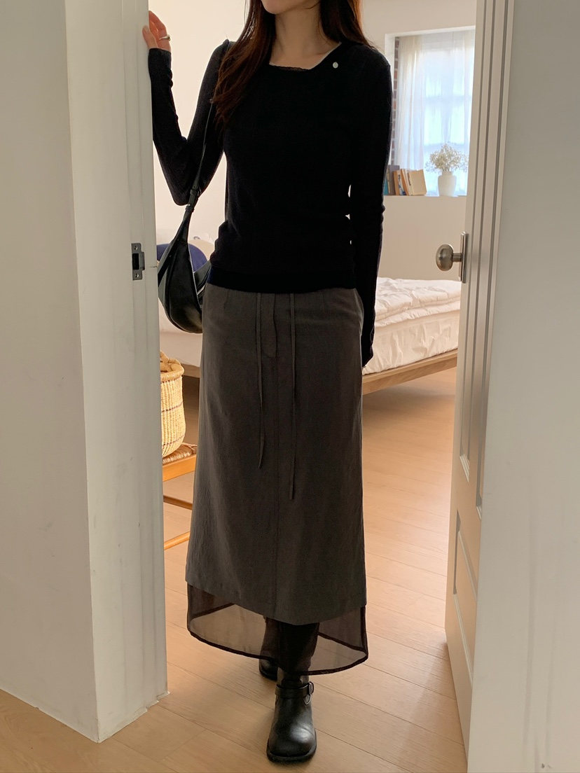 CICI東大門直郵女裝新品人氣職業休閑熱賣真品26春夏長裙Ci Ci長裙