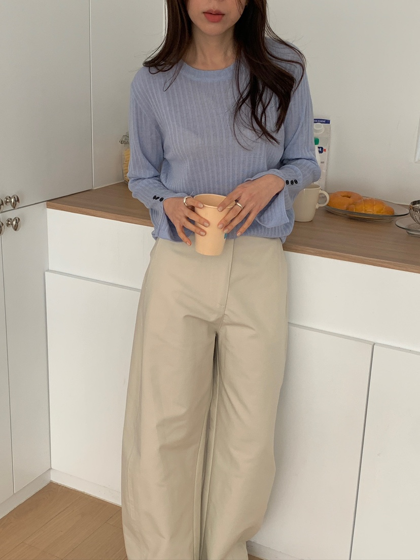 CICI東大門實拍女士新款推薦休閑熱賣26春夏職業針織衫紐扣Ci Ci針織衫