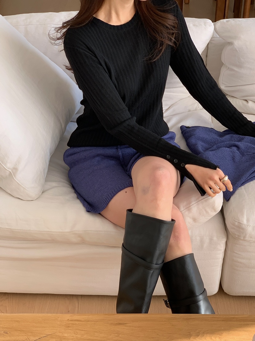 CICI東大門實拍女士新款推薦休閑熱賣26春夏職業針織衫紐扣Ci Ci針織衫