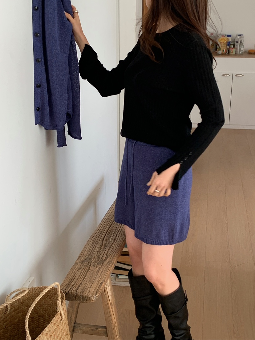 CICI東大門實拍女士新款推薦休閑熱賣26春夏職業針織衫紐扣Ci Ci針織衫