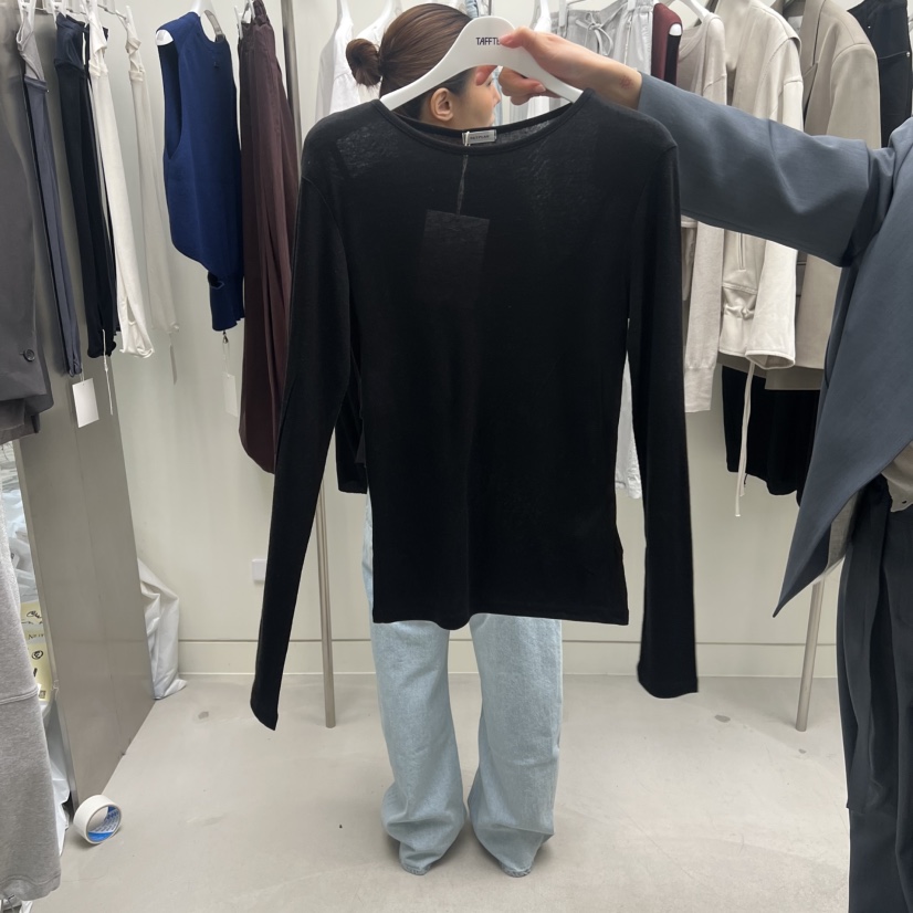 NUTPLAN東大門直郵女裝新款26春夏人氣熱賣真品時尚長袖T恤NUTPLAN長袖T恤圖色3