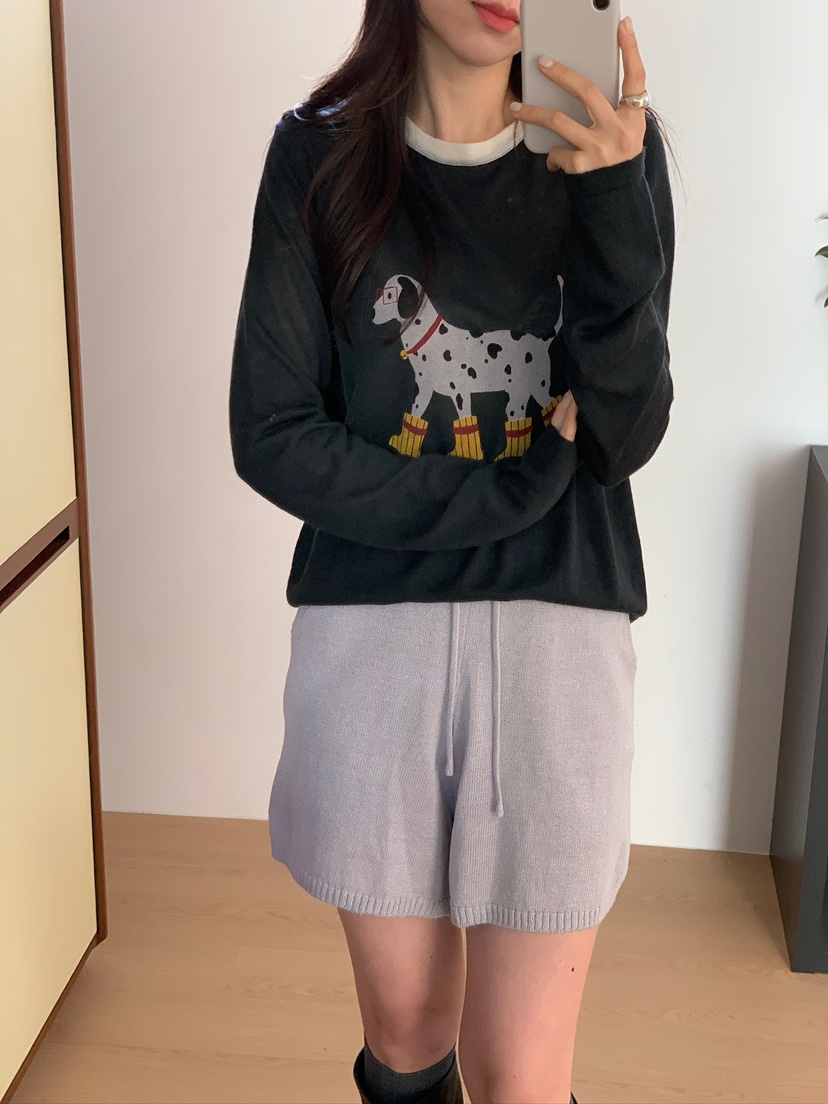 CICI東大門代購女裝新品26春夏真品推薦人氣職業休閑長袖T恤Ci Ci長袖T恤