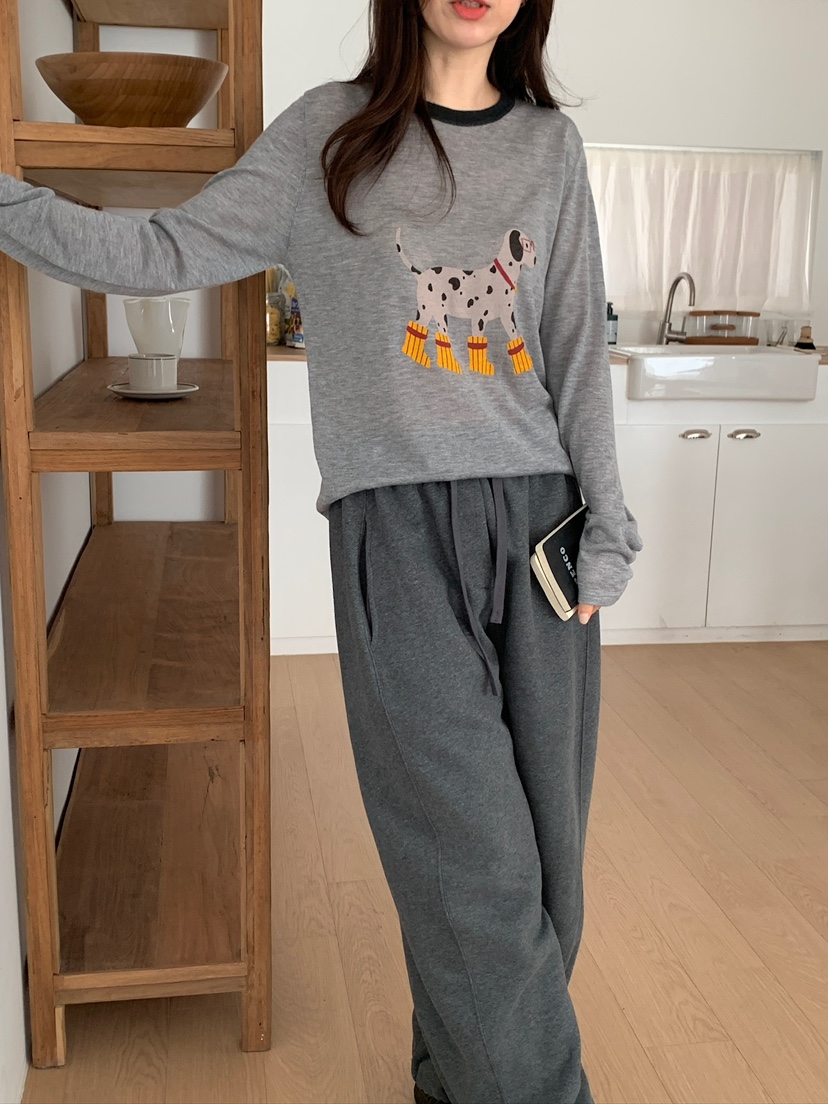 CICI東大門代購女裝新品26春夏真品推薦人氣職業休閑長袖T恤Ci Ci長袖T恤