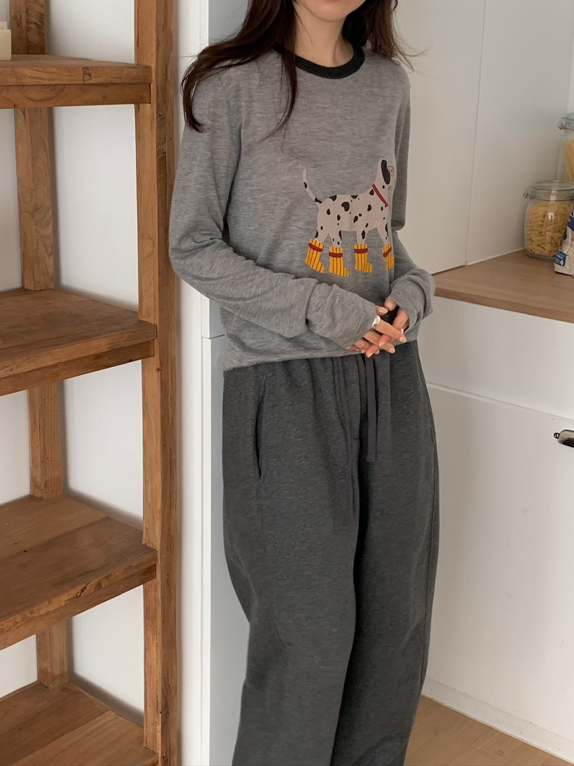 CICI東大門代購女裝新品26春夏真品推薦人氣職業休閑長袖T恤Ci Ci長袖T恤