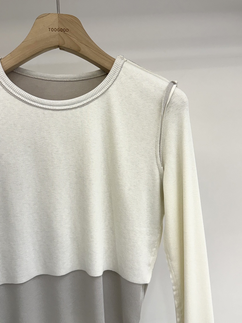 TOOGOOD韓國直郵女裝新款職業真品人氣時尚26春夏長袖T恤TOOGOOD長袖T恤