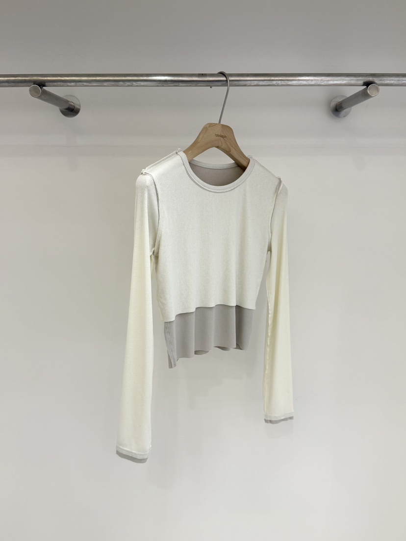 TOOGOOD韓國直郵女裝新款職業真品人氣時尚26春夏長袖T恤TOOGOOD長袖T恤圖色1