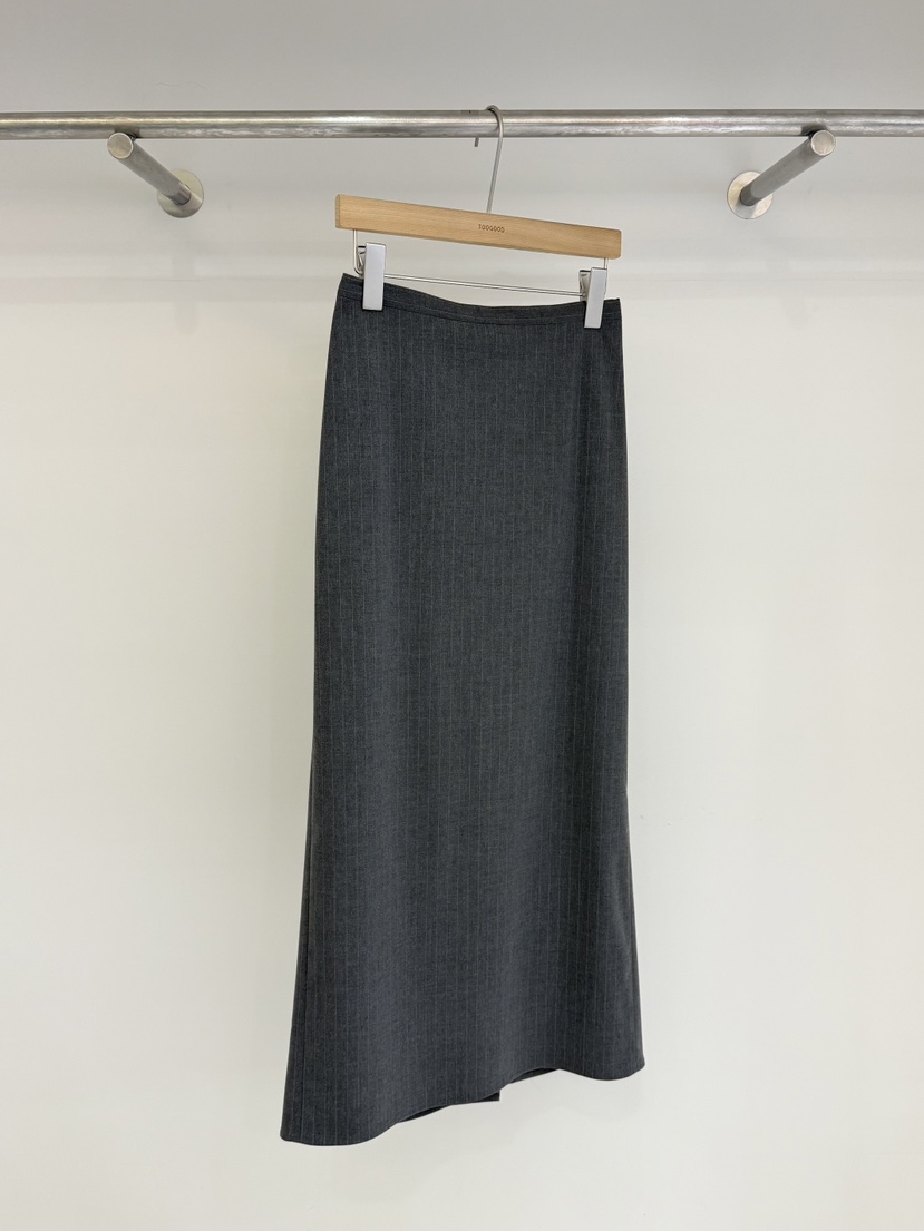 TOOGOOD韓國直郵女裝新品時尚職業熱賣休閑26春夏真品長裙TOOGOOD長裙圖色1墨色