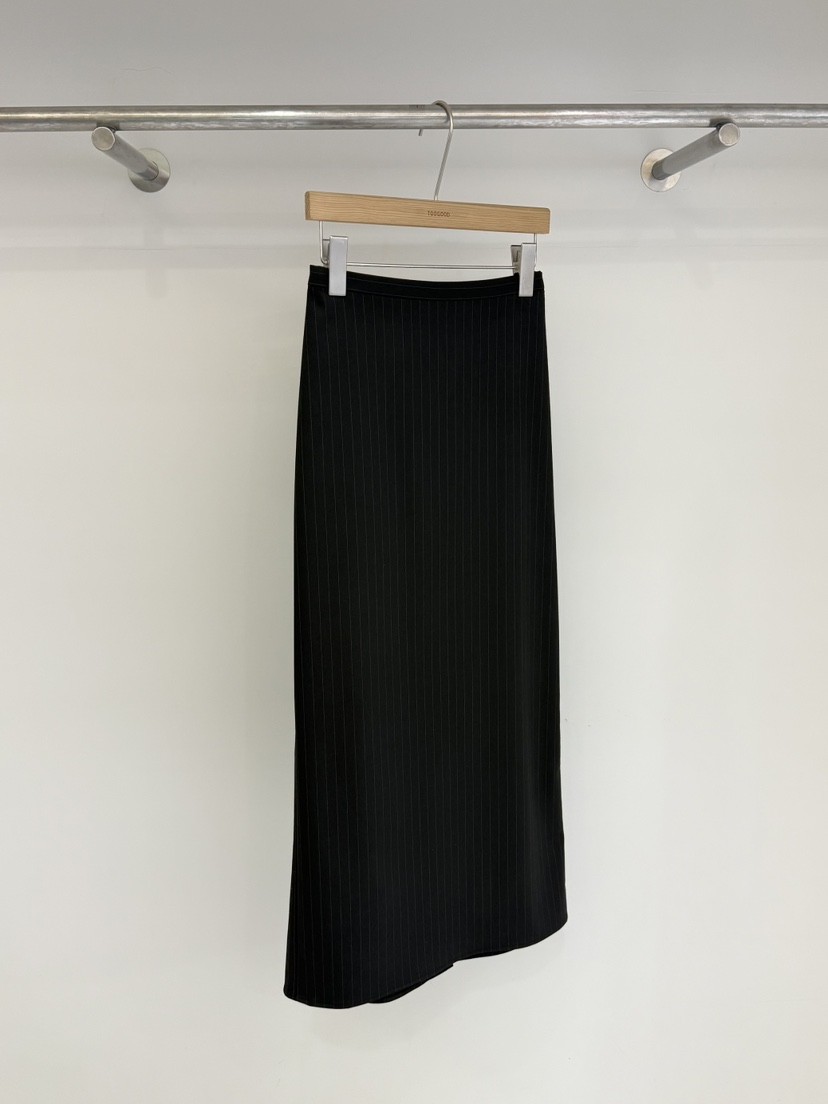 TOOGOOD韓國直郵女裝新品時尚職業熱賣休閑26春夏真品長裙TOOGOOD長裙圖色2黑色