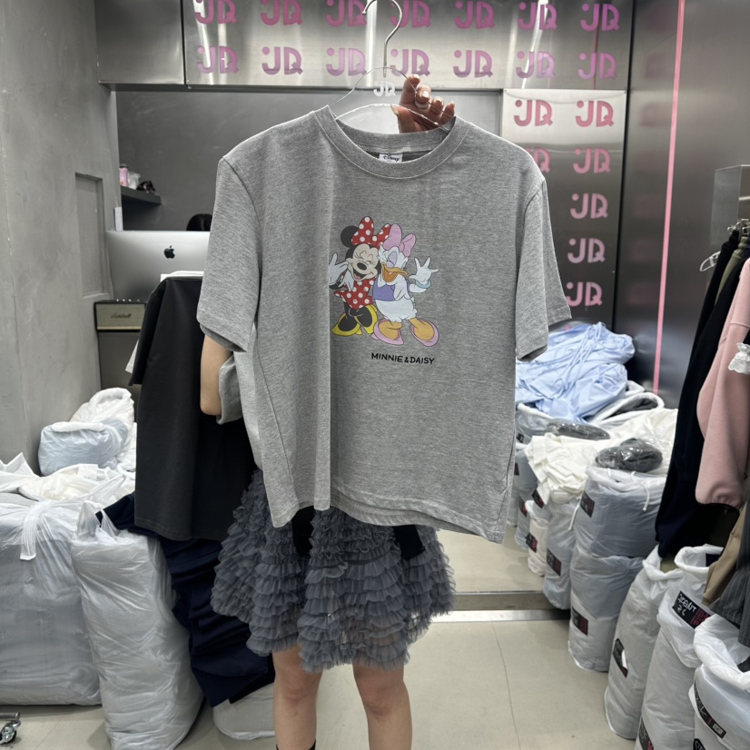 JUDYQUE東大門代購女裝新品休閑真品26春夏推薦人氣熱賣T恤JUDYQUET恤圖色1