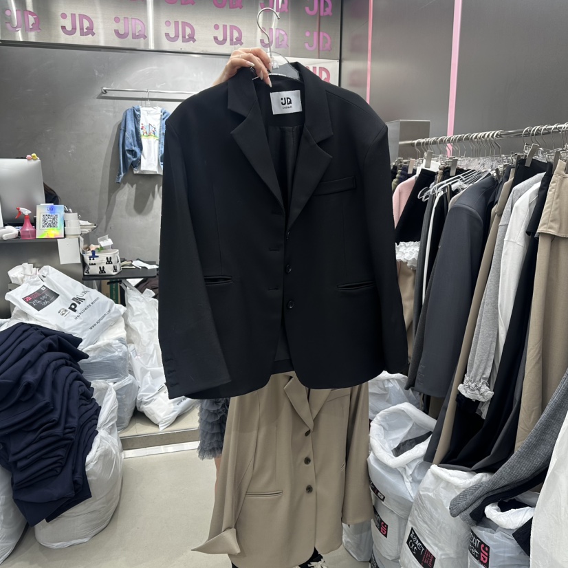 JUDYQUE韓國直郵女裝新品時尚推薦熱賣休閑真品人氣職業夾克JUDYQUE夾克圖色2