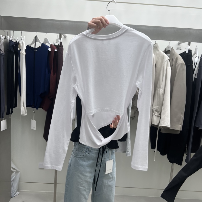 NUTPLAN韓國直郵女裝新款時尚熱賣真品休閑推薦職業長袖T恤NUTPLAN長袖T恤