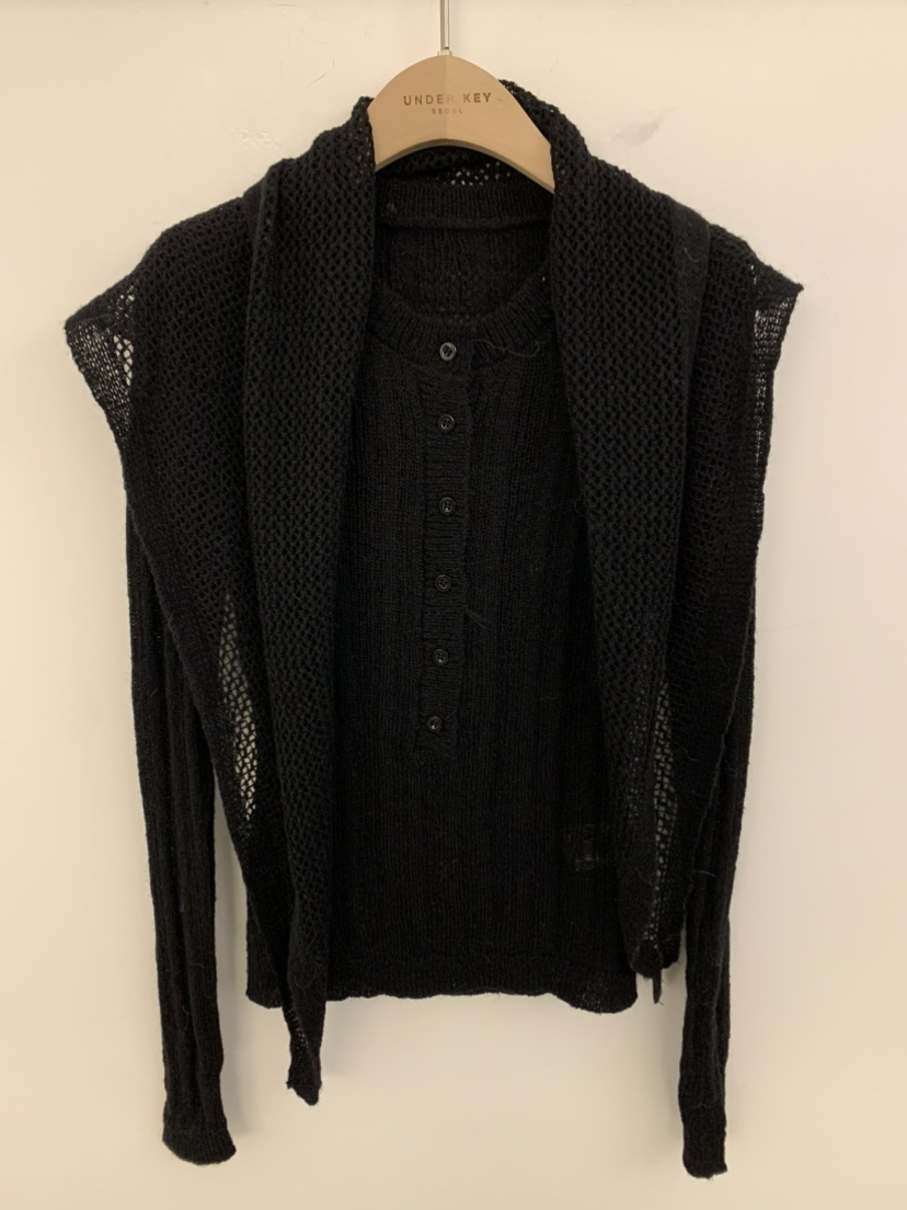 UNDER KEY東大門實拍女士新款真品26春夏針織衫披肩圍巾UNDER KEY針織衫圖色3