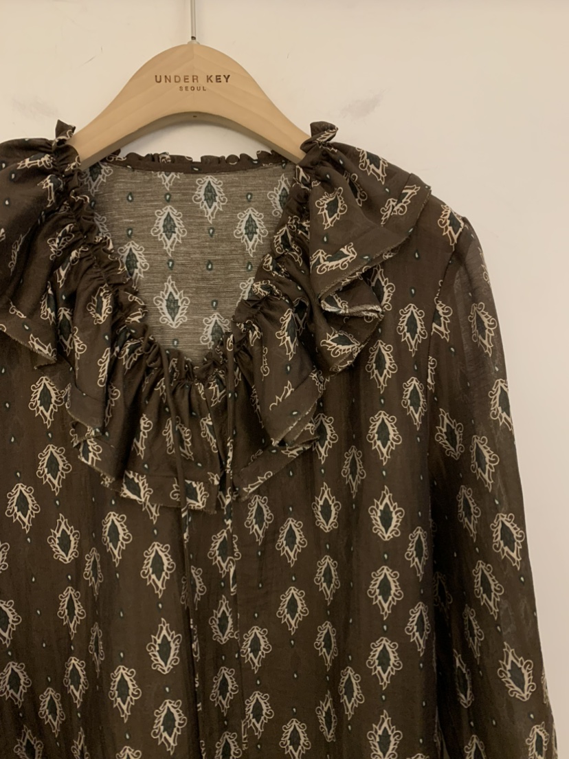 UNDER KEY東大門直郵女士新品熱賣人氣推薦休閑襯衫蕾絲衫UNDER KEY襯衫/蕾絲衫