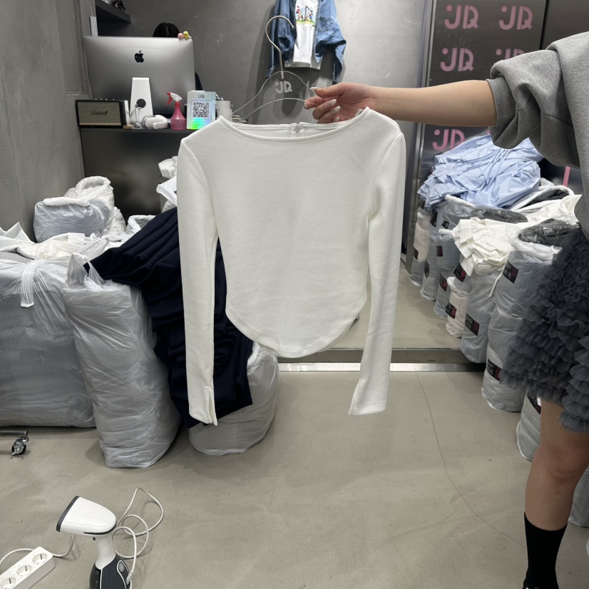 JUDYQUE東大門直郵女裝新品26春夏休閑時尚真品人氣長袖T恤JUDYQUE長袖T恤圖色1