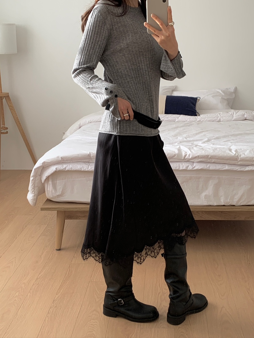 CICI韓國直郵女裝新款時尚職業休閑推薦真品半身裙中短裙Ci Ci半身裙/中短裙