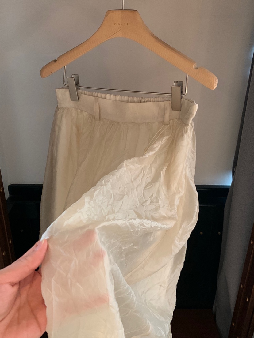 OBJET/LOVEUSU東大門直郵女裝新品真品半身裙中短裙褶皺OBJET/LOVEUSU半身裙/中短裙