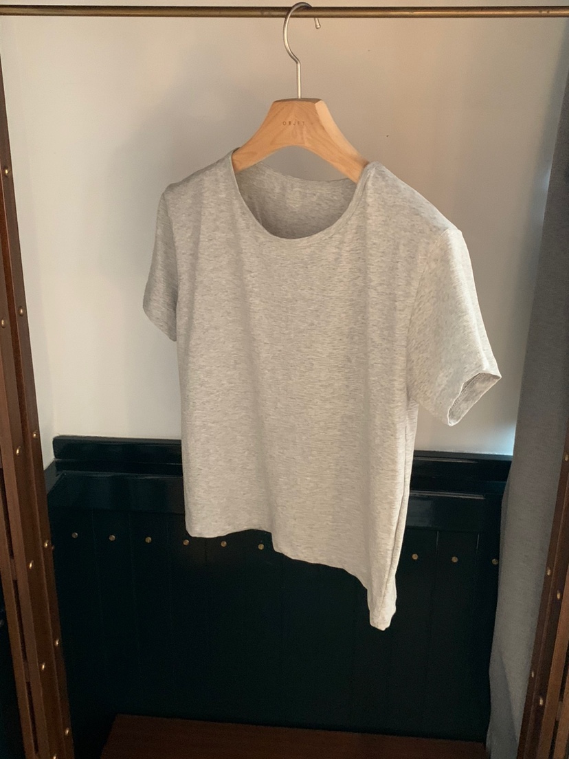 OBJET/LOVEUSU韓國直郵女士新品時尚推薦26春夏休閑T恤棉質OBJET/LOVEUSUT恤圖色2