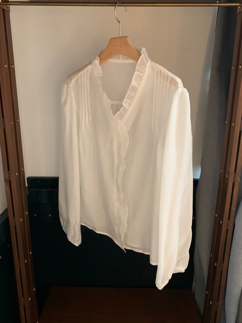 OBJET/LOVEUSU韓國代購女士新品26春夏真品推薦襯衫蕾絲衫OBJET/LOVEUSU襯衫/蕾絲衫圖色3