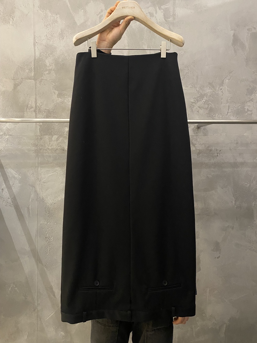 THE VETIVER-A東大門代購女士新品時尚熱賣人氣真品長裙VETIVER長裙圖色2黑色
