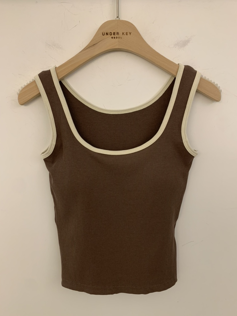 UNDER KEY韓國直郵女士新品時尚26春夏職業推薦吊帶背心UNDER KEY吊帶/背心圖色2