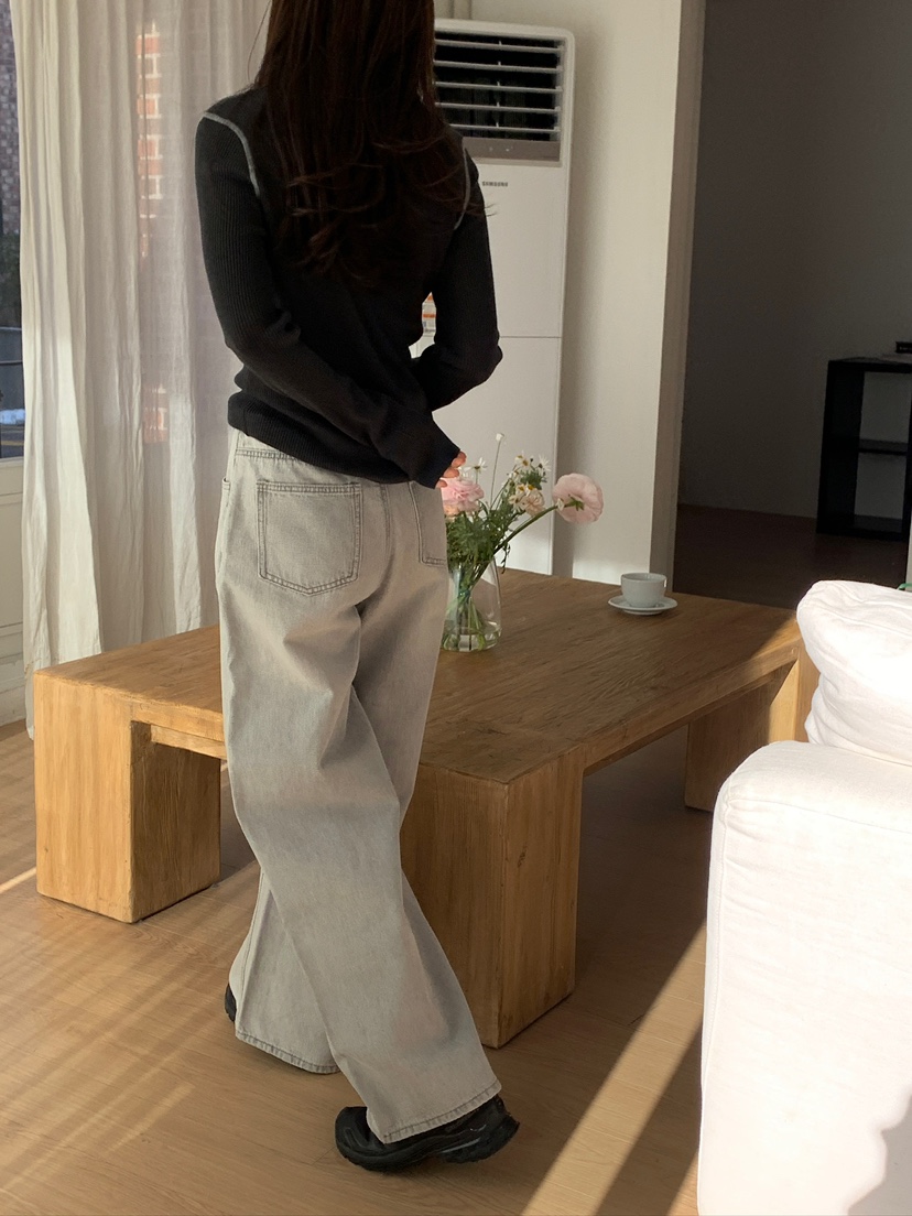 CICI東大門實拍女士新品26春夏人氣時尚推薦真品熱賣牛仔褲Ci Ci牛仔褲