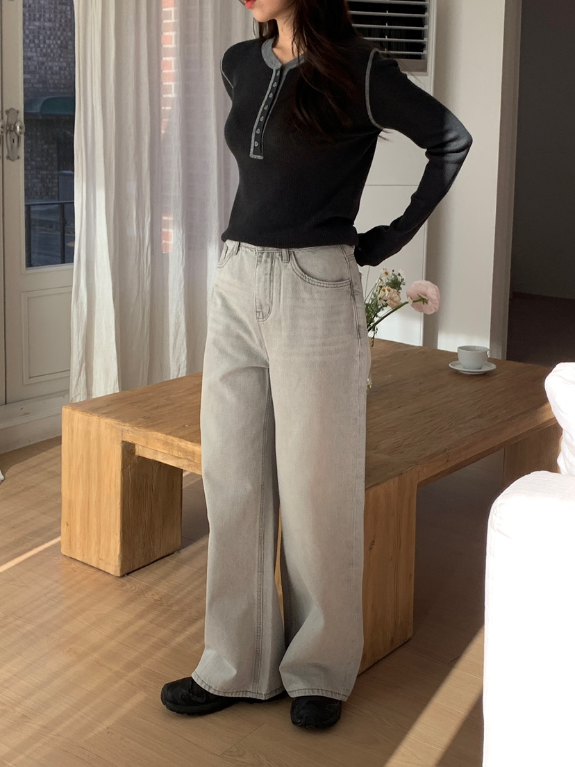 CICI東大門實拍女士新品26春夏人氣時尚推薦真品熱賣牛仔褲Ci Ci牛仔褲