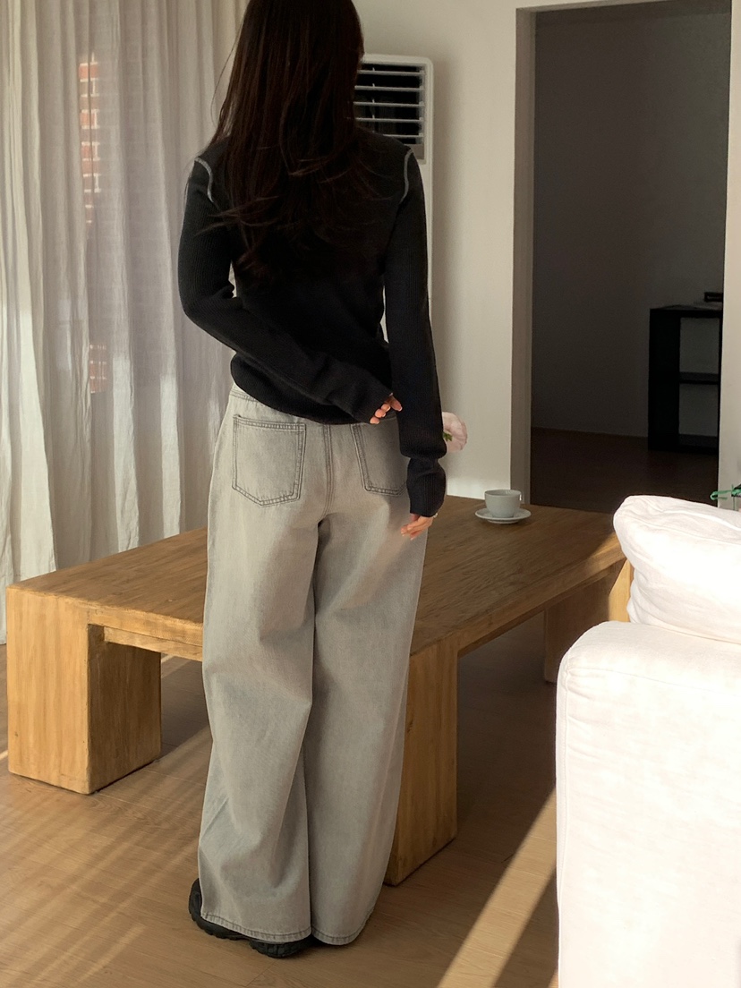 CICI東大門實拍女士新品26春夏人氣時尚推薦真品熱賣牛仔褲Ci Ci牛仔褲