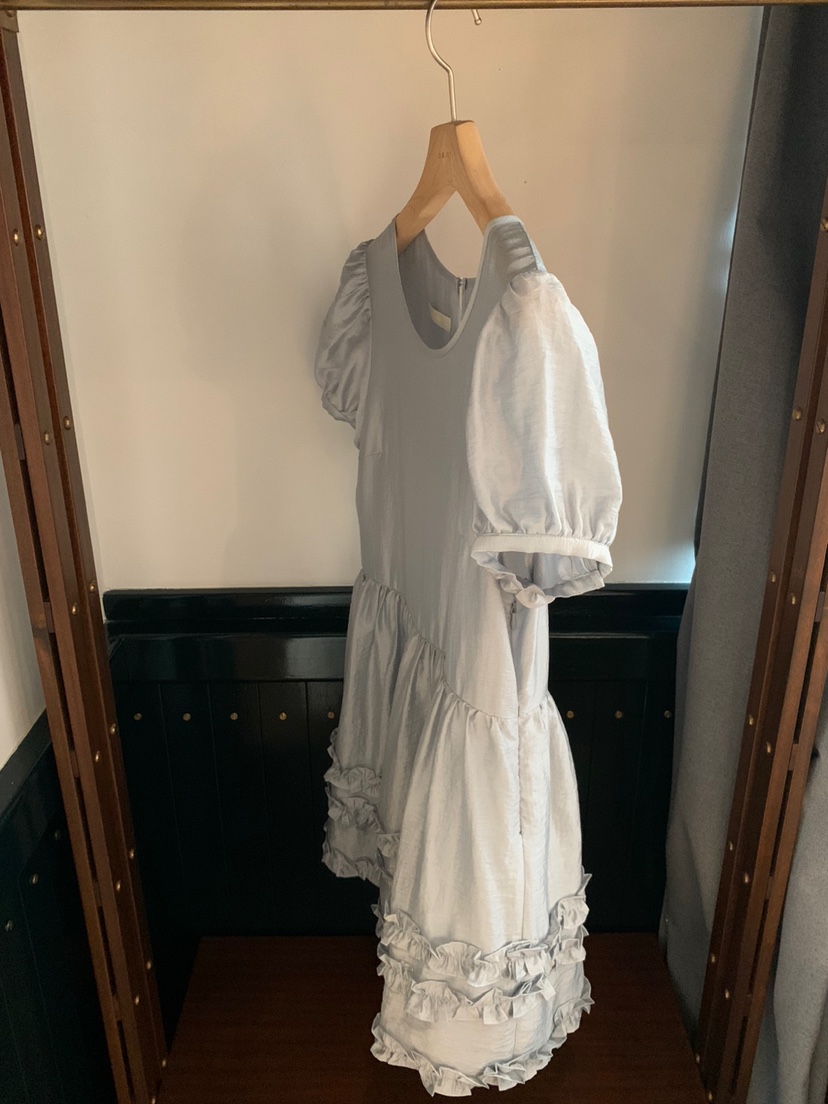 OBJET/LOVEUSU東大門直郵女士新品真品人氣休閑連衣裙褶皺OBJET/LOVEUSU連衣裙圖色2